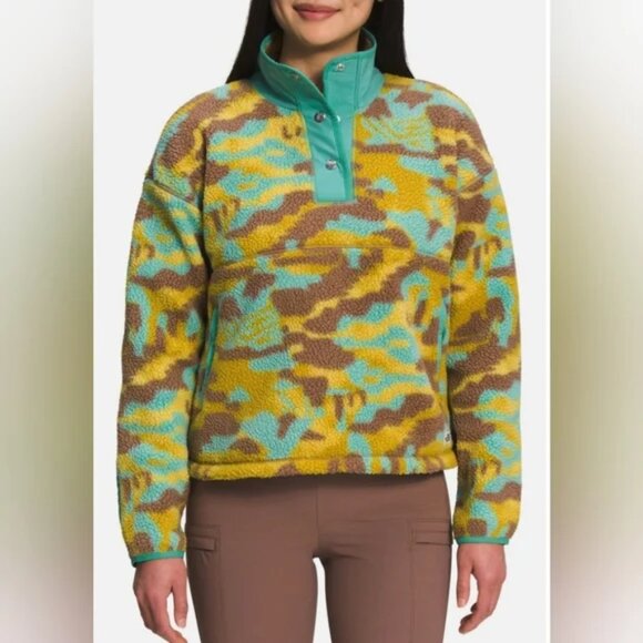 The North Face Women's Cragmont 1/4 Snap Fleece Pullover NWT‎ XL - Picture 1 of 11